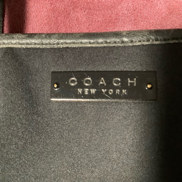 Coach Purse Neoprene w/ Leather Trim - Picture 5 of 5